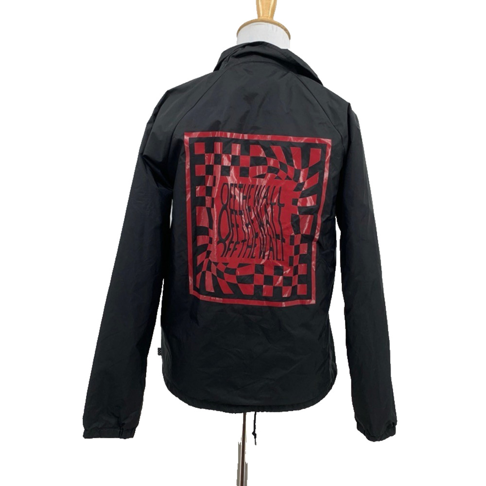 Vans Jacket Women XS Extra Small Fleece Lined Button Up Off The Wall Windbreaker